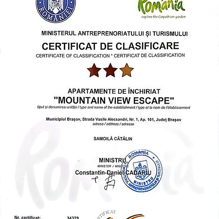 Mountain View Escape Daire Braşov Dış mekan fotoğraf