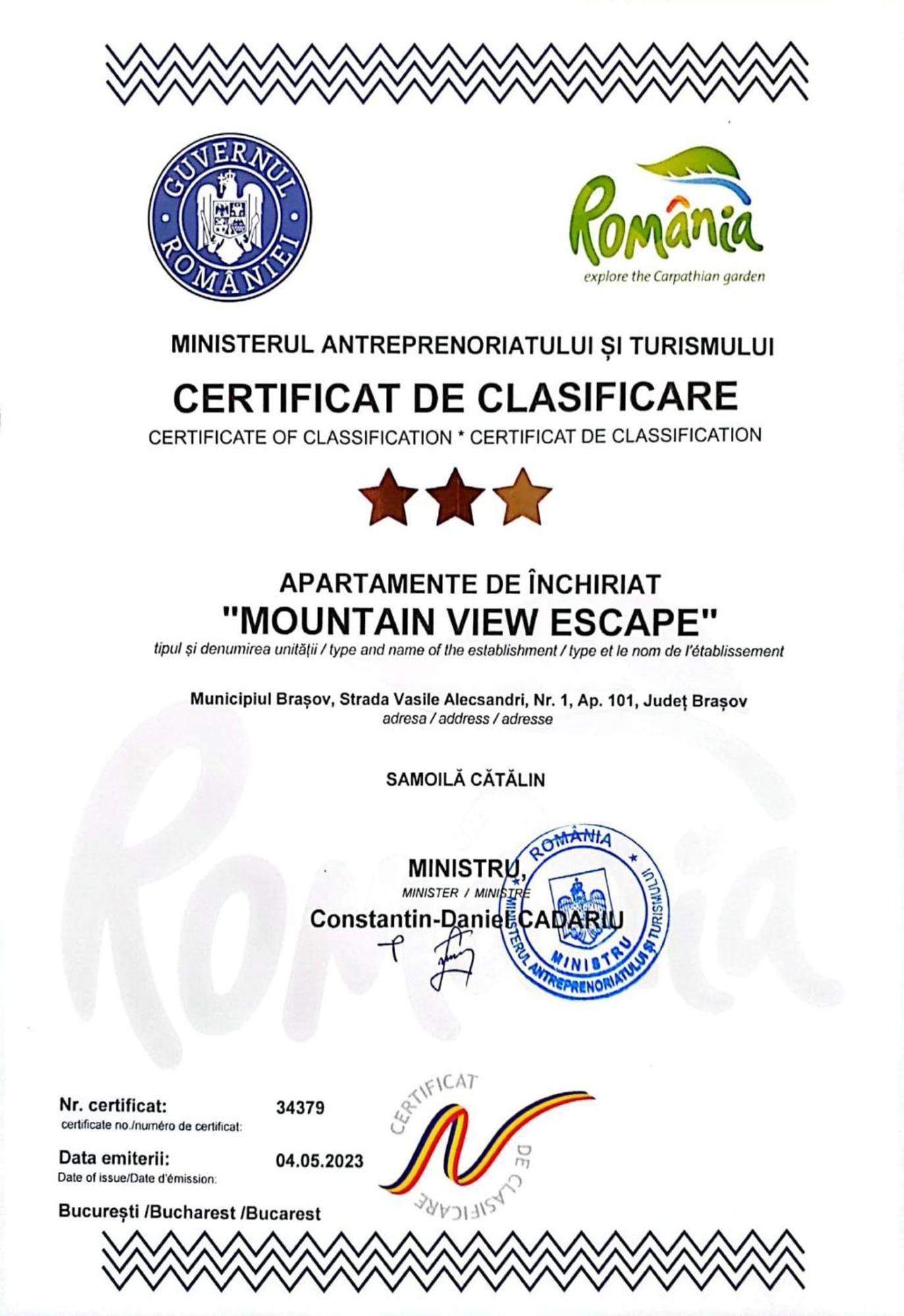 Mountain View Escape Daire Braşov Dış mekan fotoğraf